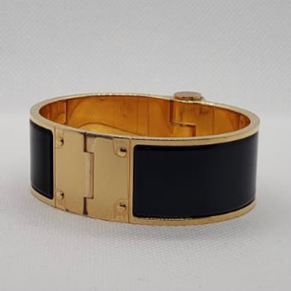 2016 Hermes Enamel Wide Hinged Bracelet